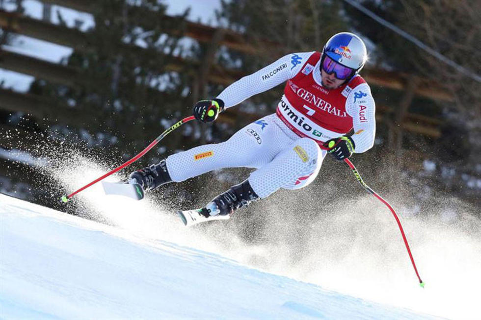 El esquiador italiano Dominik Paris gana por la mínima el Supergigante de Bormio