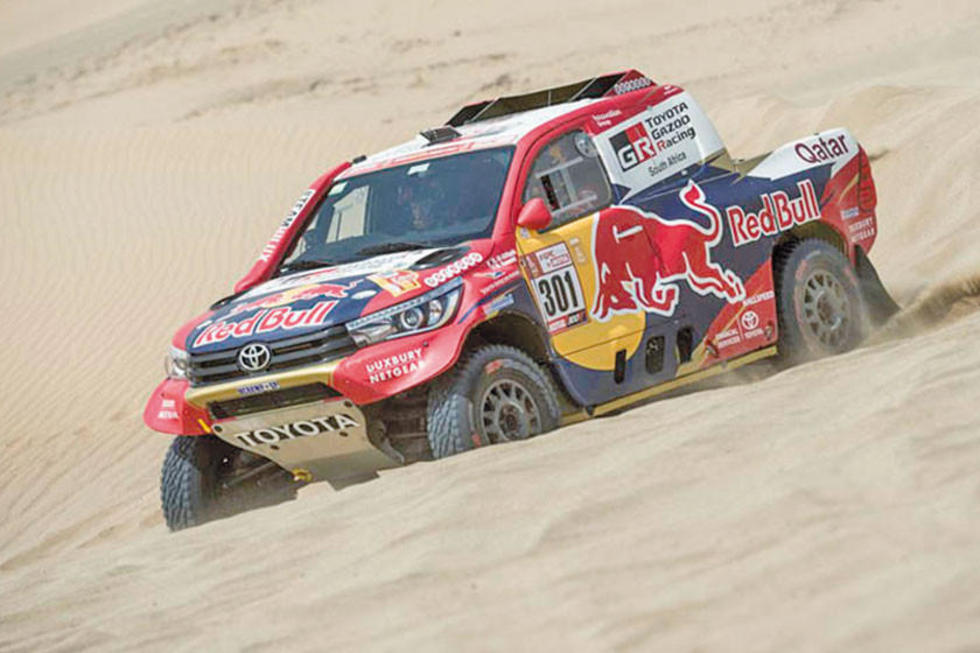 El catarí Nasser Al Attiyah prueba las dunas de Lima