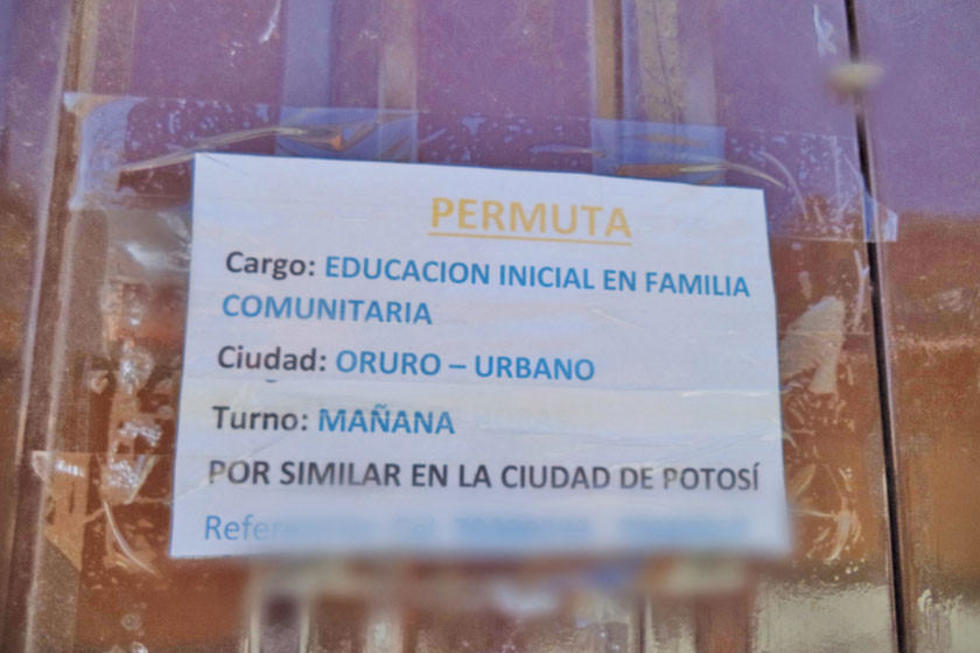 Permutas en el magisterio serán hasta el mes de marzo