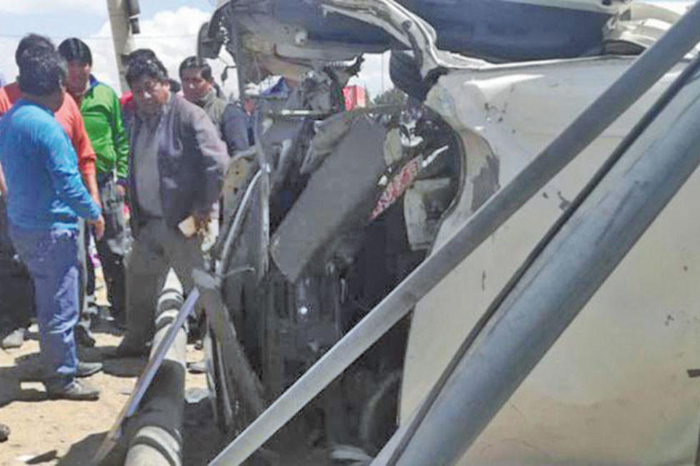 Un accidente de tránsito deja un fallecido y 15 heridos en El Alto