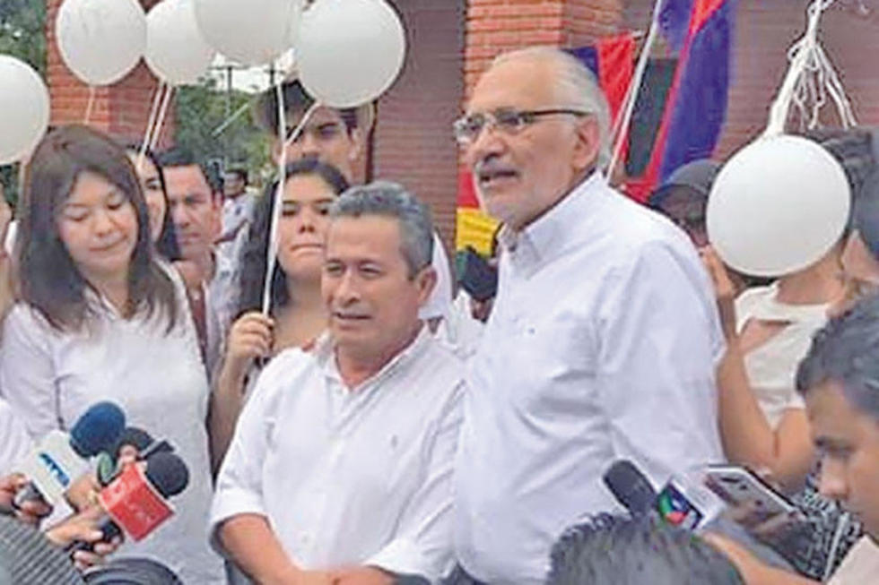 Mesa y Pedraza inician campaña rumbo a las elecciones generales
