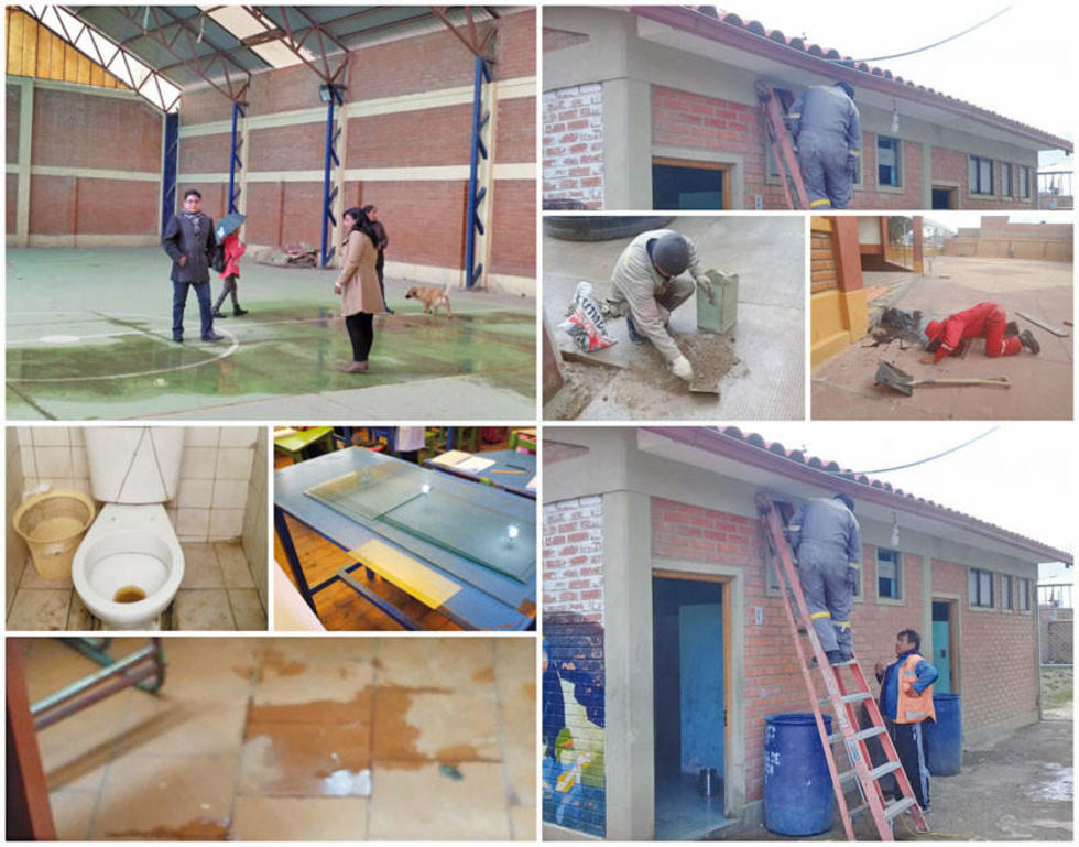 La junta escolar exige mejoras y Alcaldía dice que repara escuelas