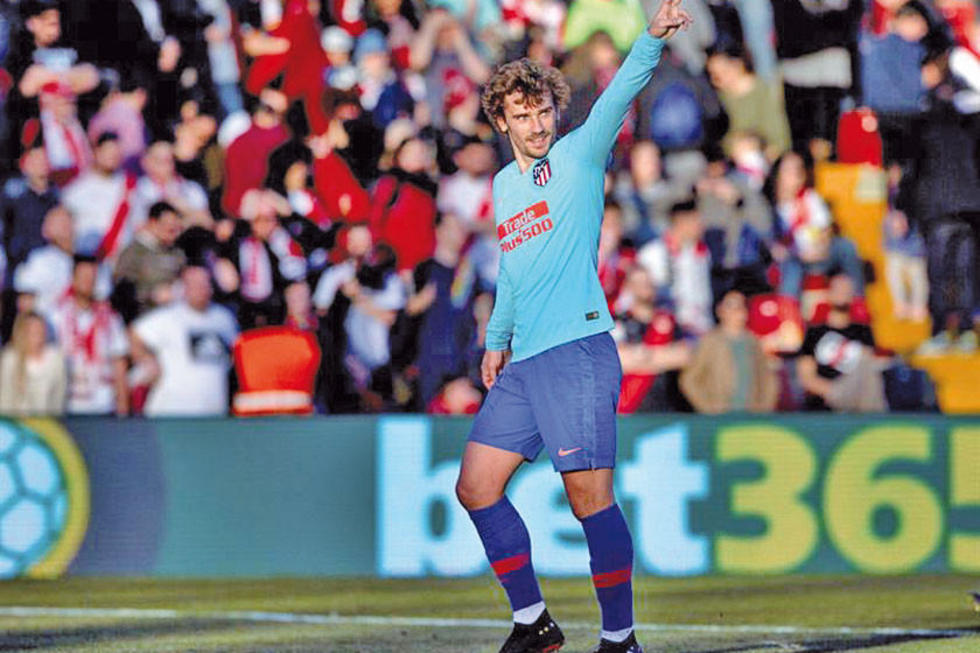 Griezmann le da la victoria al Atlético de Madrid 
