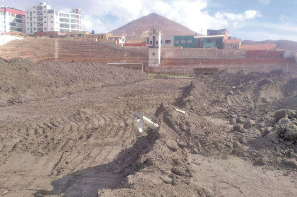 Avanzan las obras de refacción del  mítico estadio “Potosí”
