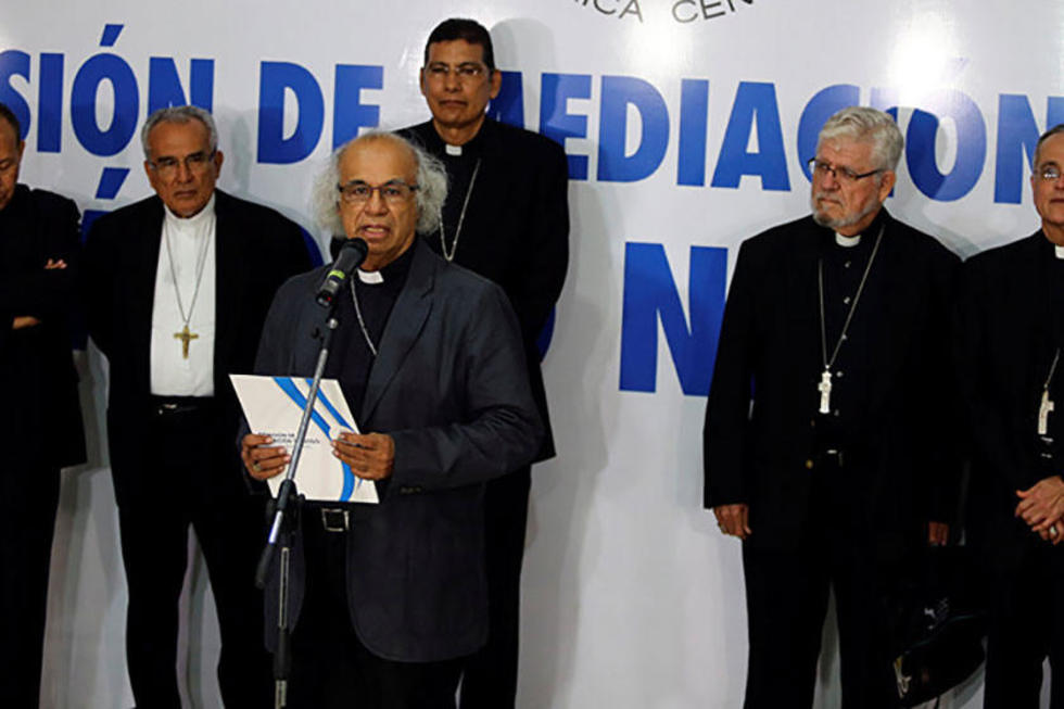 Episcopado nicaragüense declina participar como testigo en negociaciones 