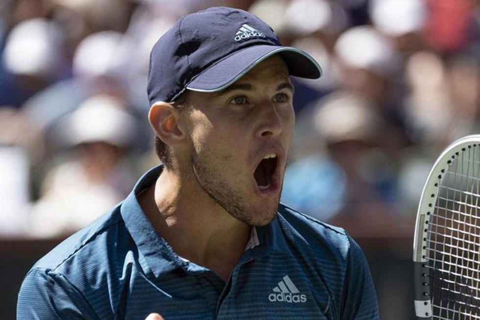 Thiem se impone a Raonic y jugará la final con Federer en Indian Wells
