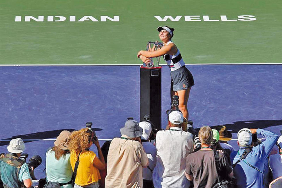 Bianca Andreescu conquista el torneo de Indian Wells