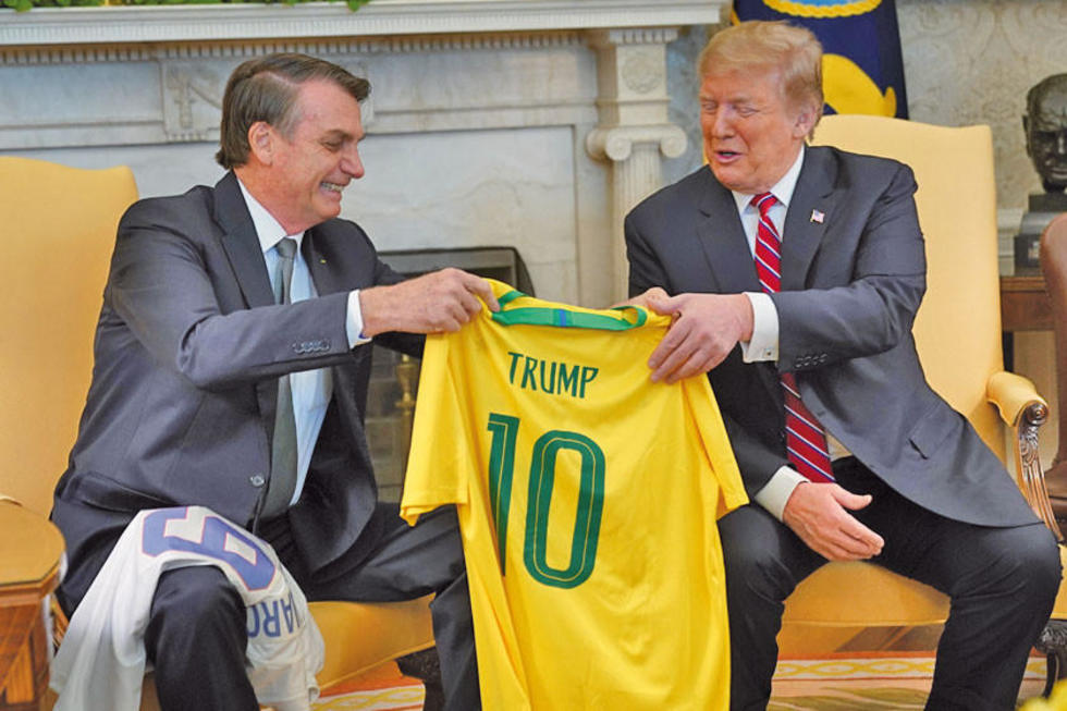 Trump y Bolsonaro forman un eje contra el socialismo en encuentro