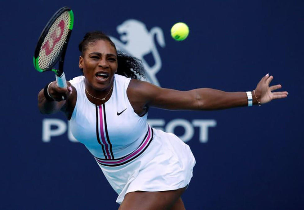 Serena Williams se retira del torneo de Miami por una lesión en la rodilla