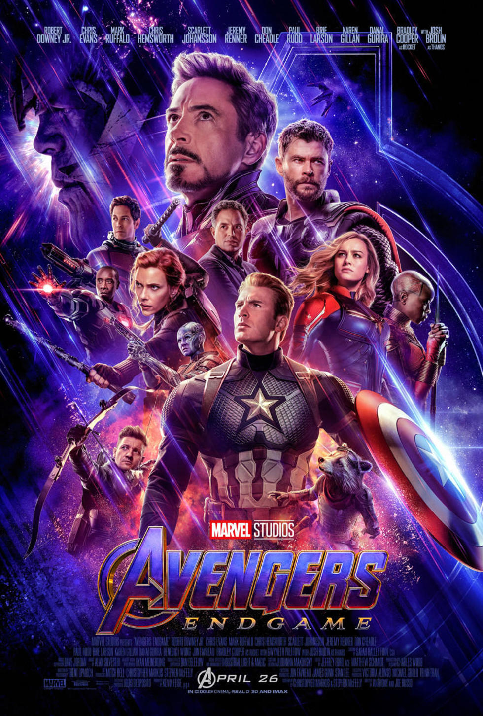 Los Vengadores llegan a los cines el 25 de abril