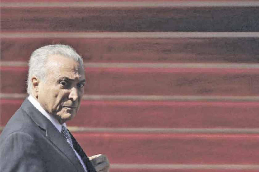 La justicia en Brasil acepta una nueva denuncia contra el expresidente Temer
