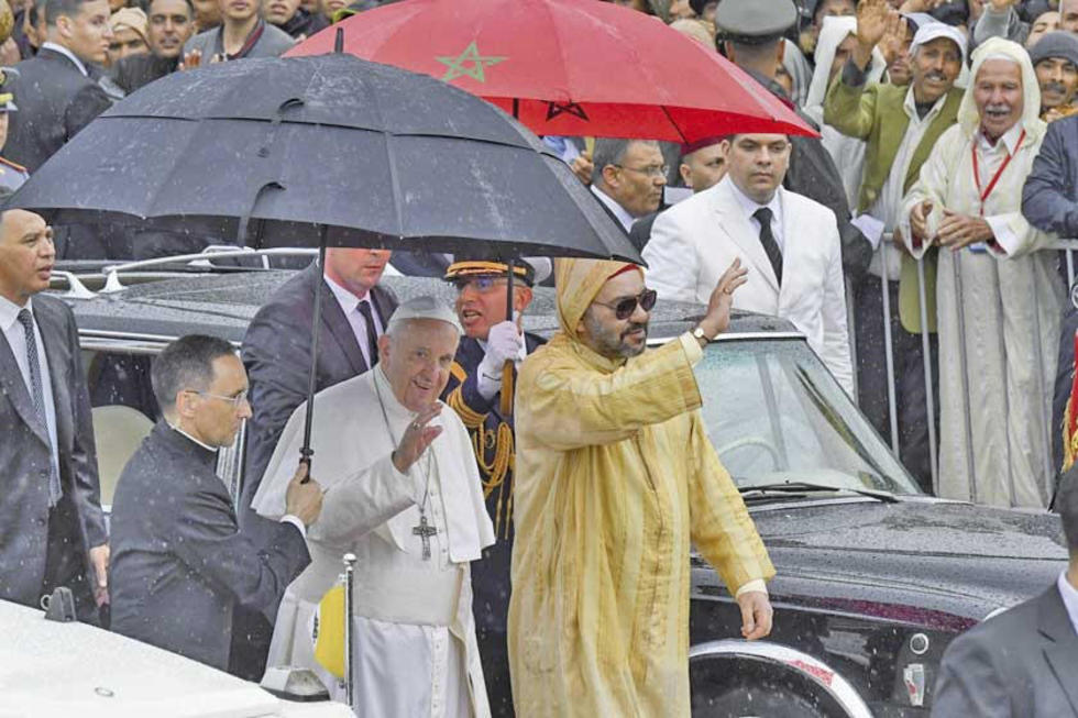 Francisco y el rey de Marruecos abogan por diálogo entre religiones