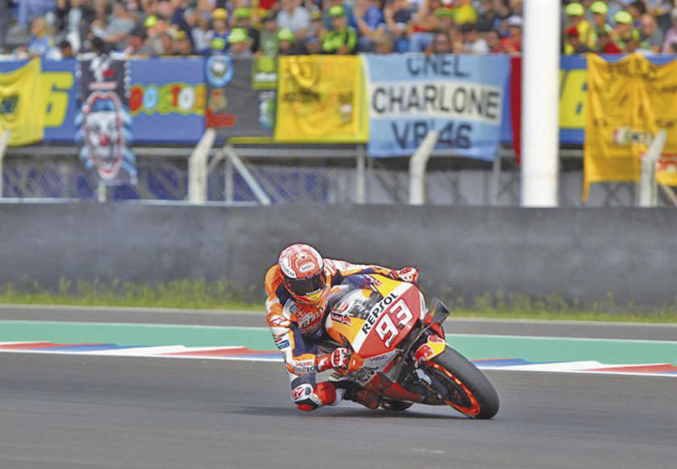 Márquez recupera la primera posición en el GP de Argentina