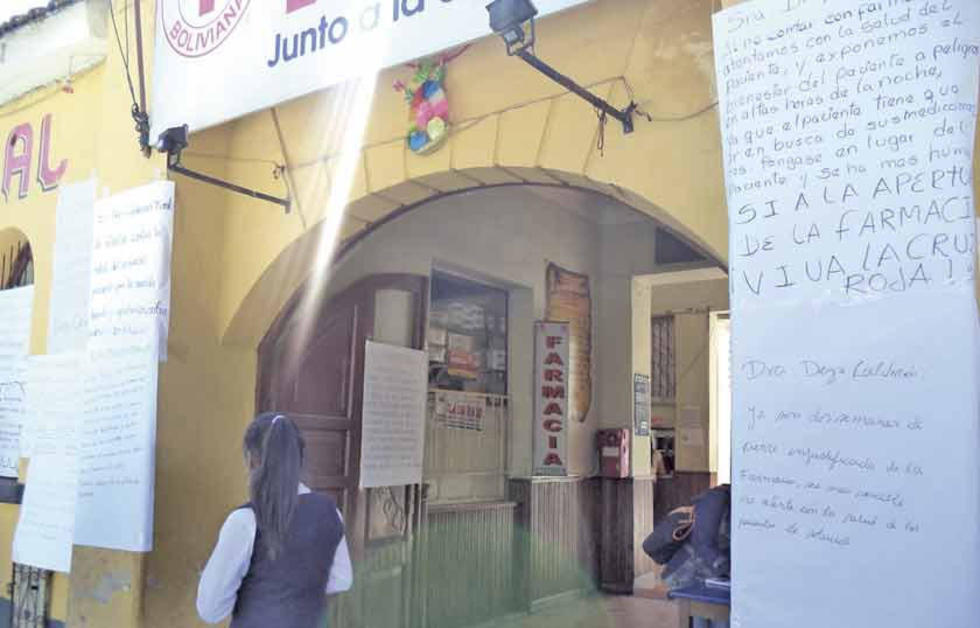 Cruz Roja se moviliza desde hoy en rechazo a clausura de farmacia 