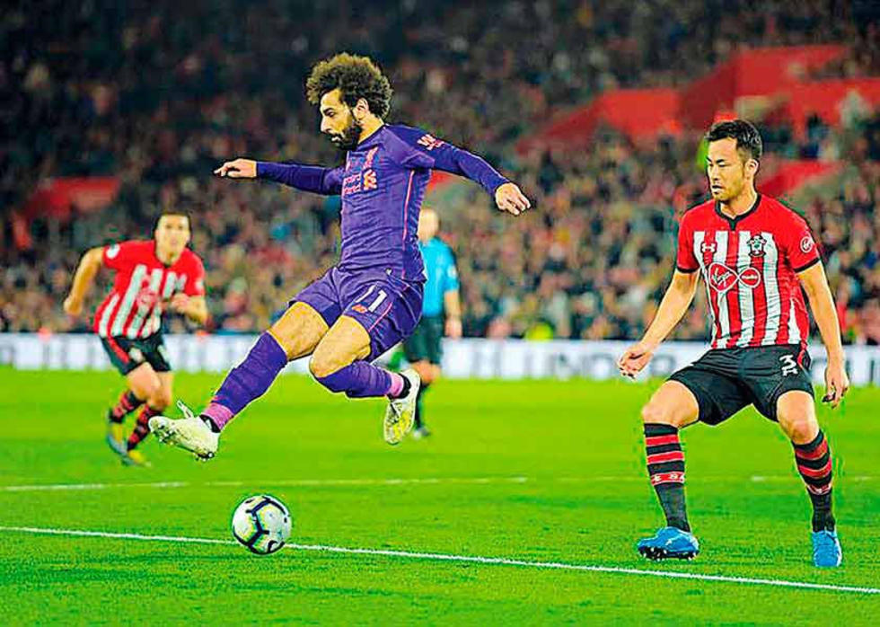 Salah pone fin a la sequía de goles en victoria de Liverpool sobre Southampton