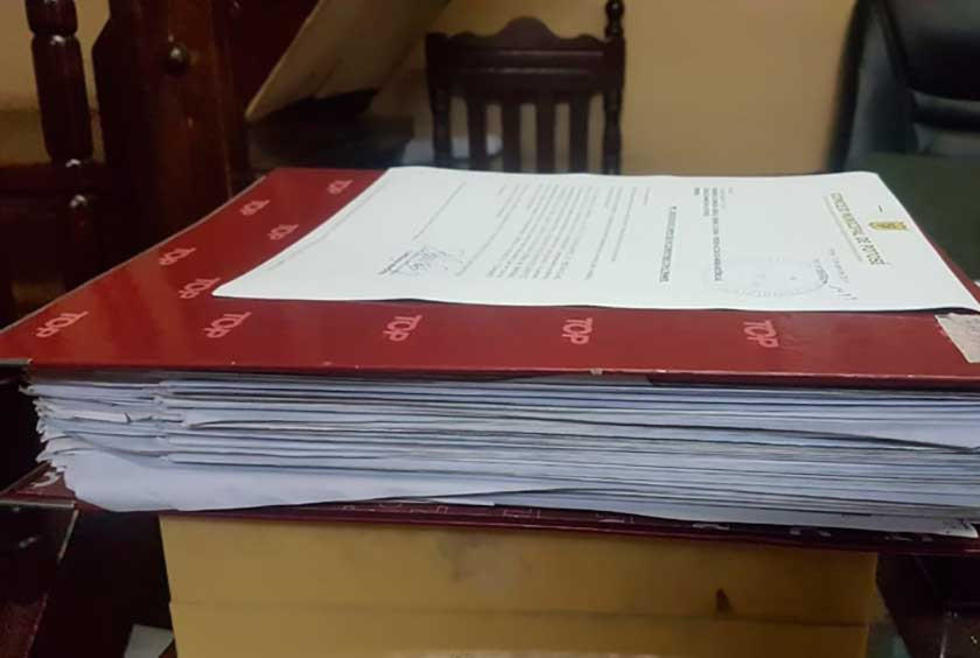 Aparecen documentos de planimetría de Bella Vista