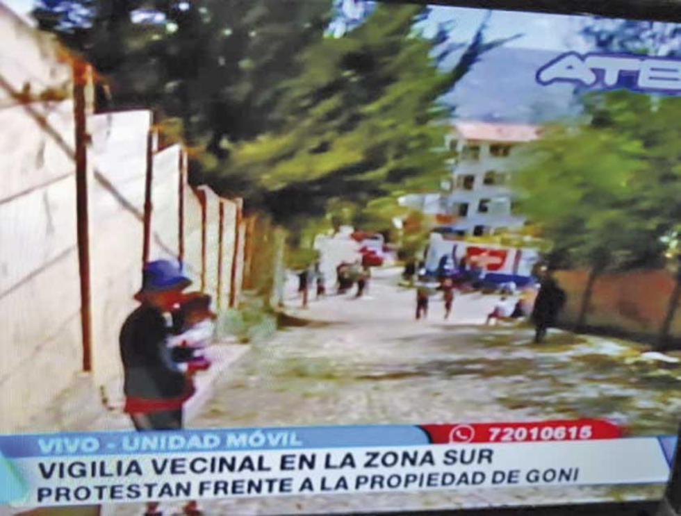Víctimas de “Octubre negro” intentan tomar una propiedad de Goni