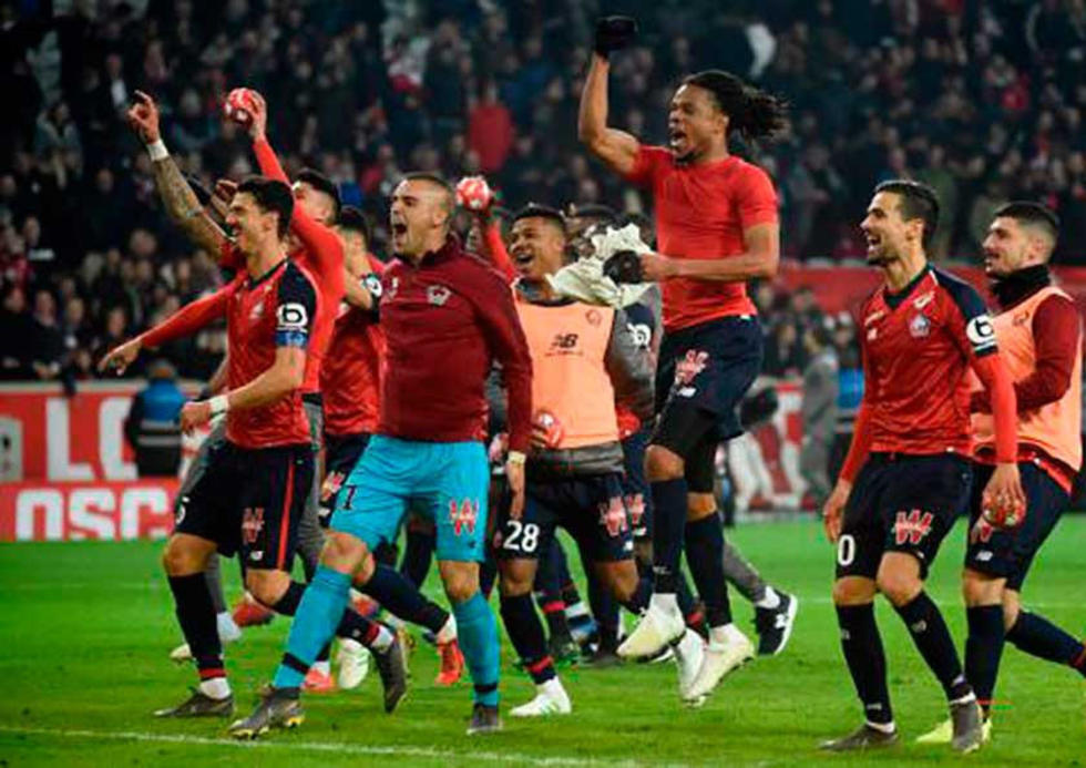 Lille humilla a París Saint Germain y retrasa su alirón