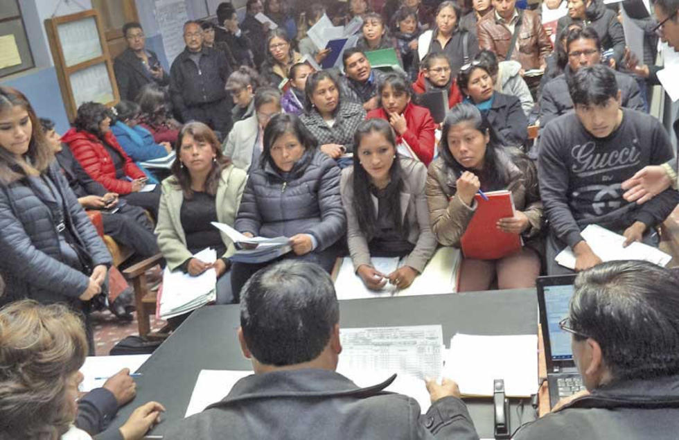 Asignan los ítemes de  especialidad en secundaria
