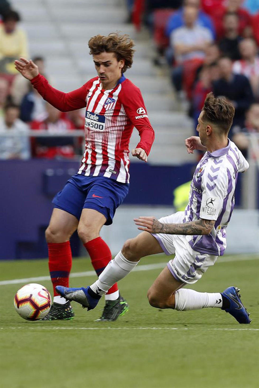 Atlético de Madrid  vence por la mínima diferencia a Valladolid