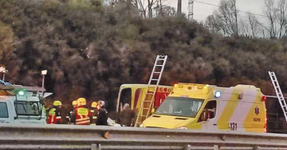 Vuelco de un autobús en Chile deja al menos 6 muertos y 30 heridos