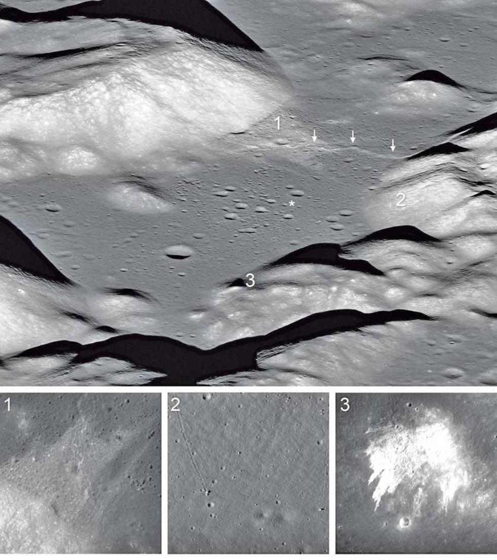 La Luna se achica y tiene arrugas 