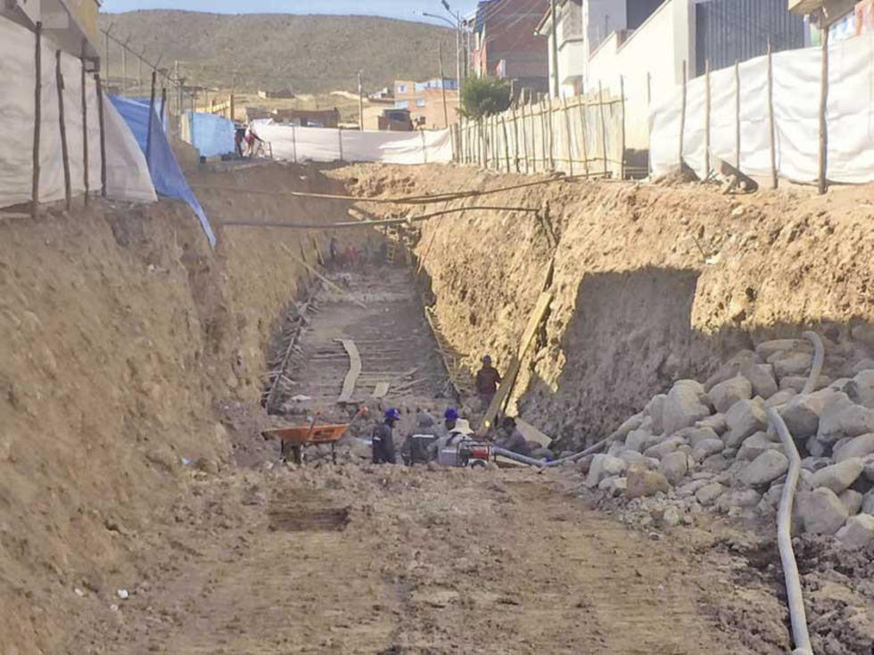 Embovedado en San Gerardo avanza al 25 por ciento