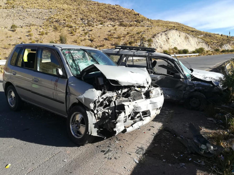 Una mujer da a luz después de un aparatoso accidente