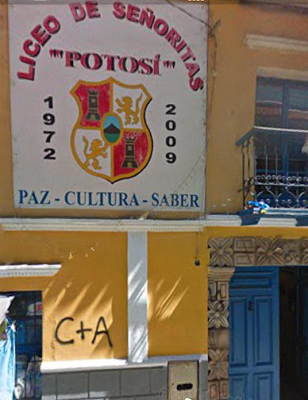 Inspeccionan las obras de  refacción del Liceo Potosí