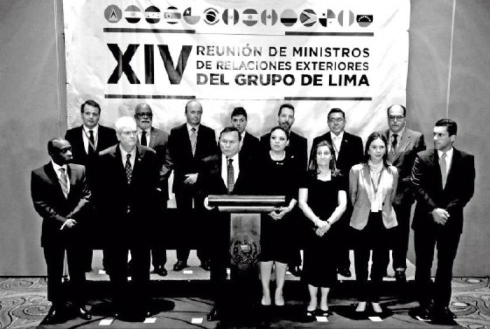 Grupo de Lima sube presión en contra del Gobierno de Maduro