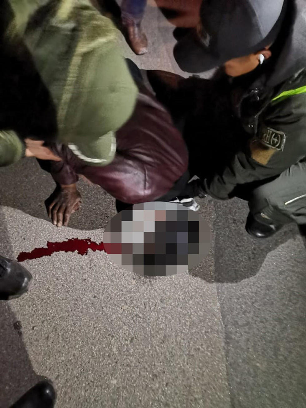 Reportan un herido por la peregrinación a Manquiri