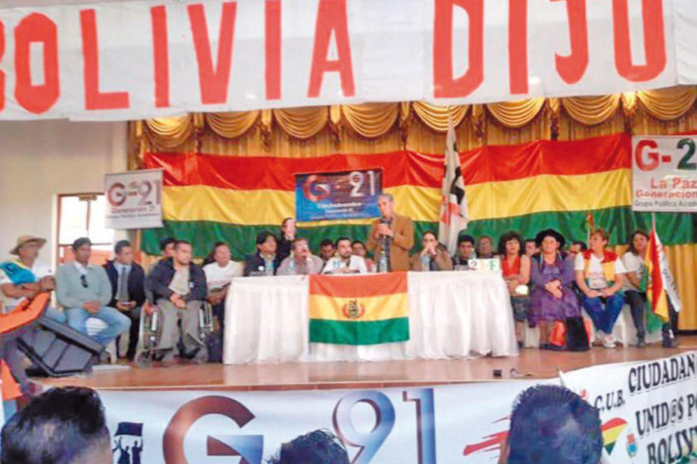 Plataformas advierten desobediencia civil si el MAS gana elecciones