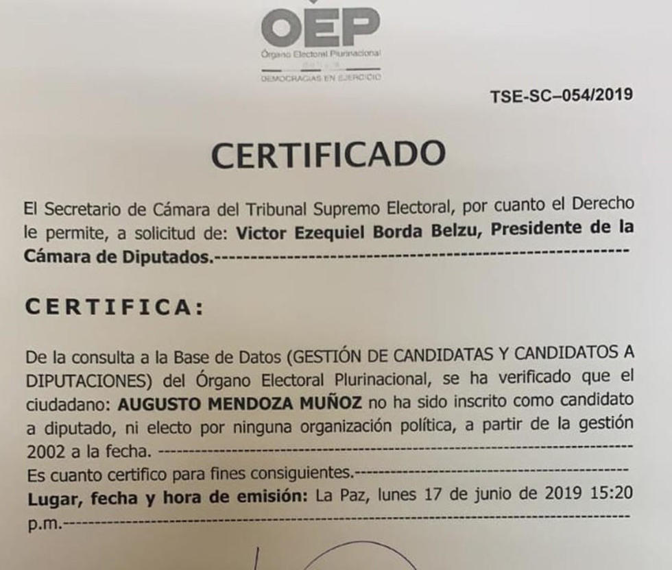 Borda desmiente a medios por militancia de acusado