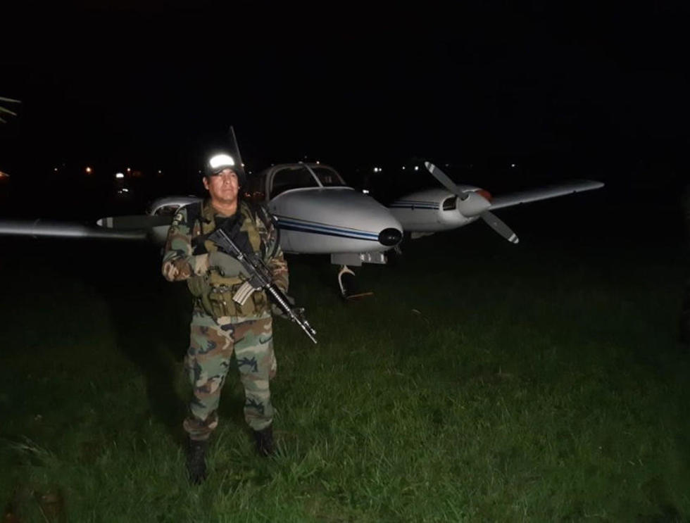 Interceptan avioneta en Beni sospechosa de llevar droga