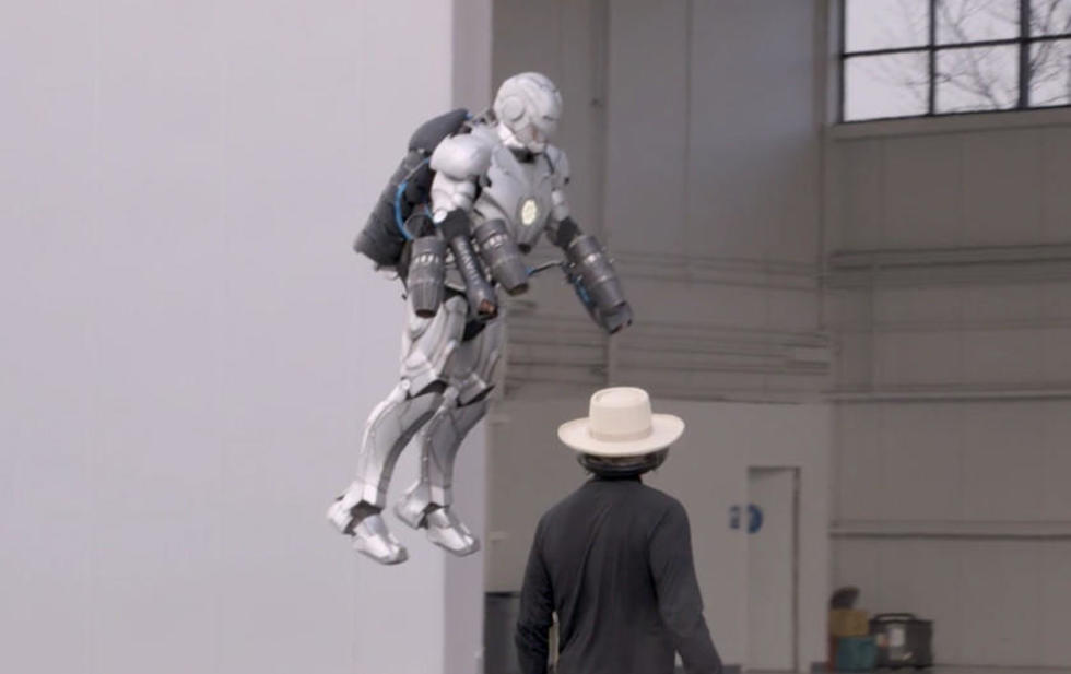 Construyeron una armadura de Iron Man que sí vuela