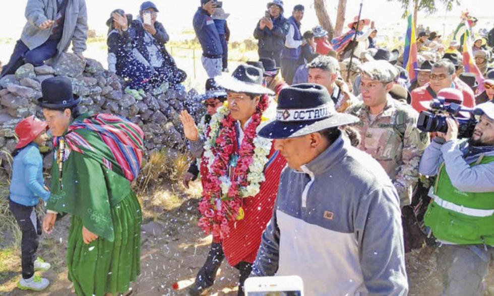 Morales inicia la caminata internacional del Qhapaq Ñan