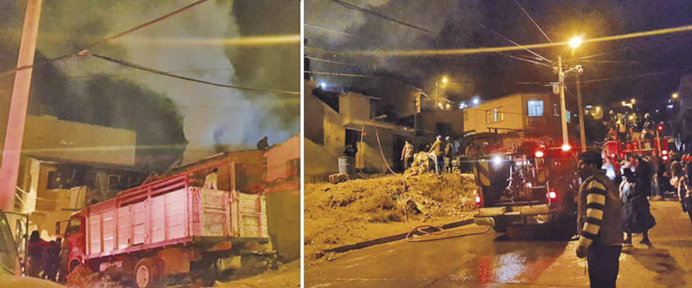 Sofocan un incendio de un domicilio en Villa Venezuela