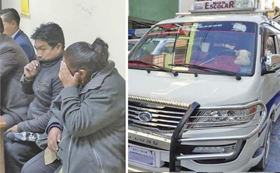 Encarcelan a pareja implicada en robo con minibús escolar