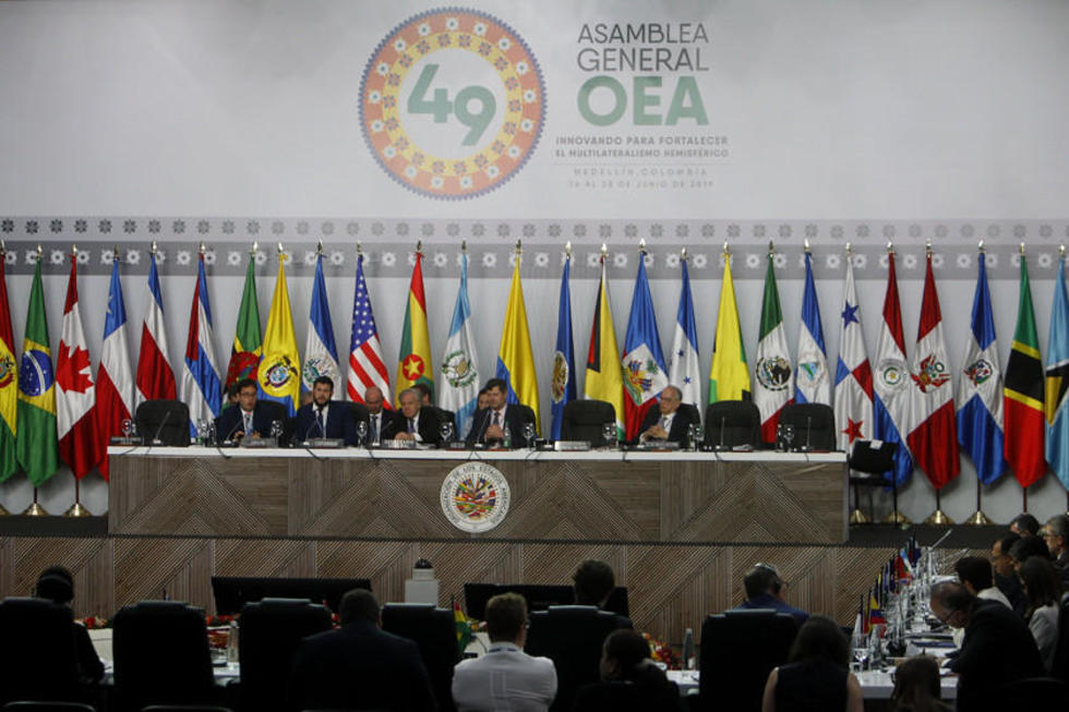 La Asamblea de la OEA muestra división por crisis de Venezuela