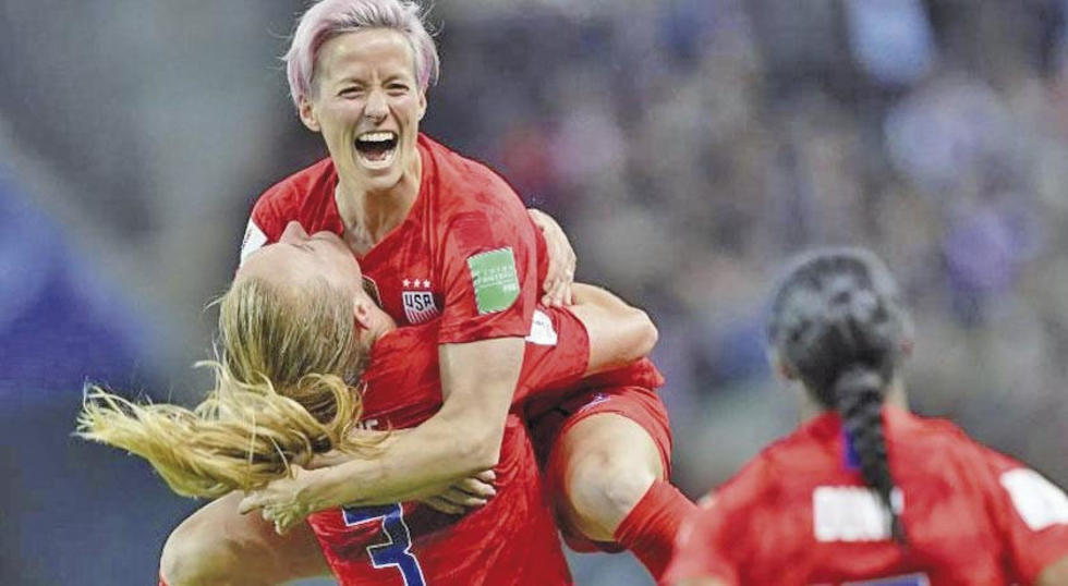 Rapinoe da la victoria a EE.UU. frente a una Francia inferior