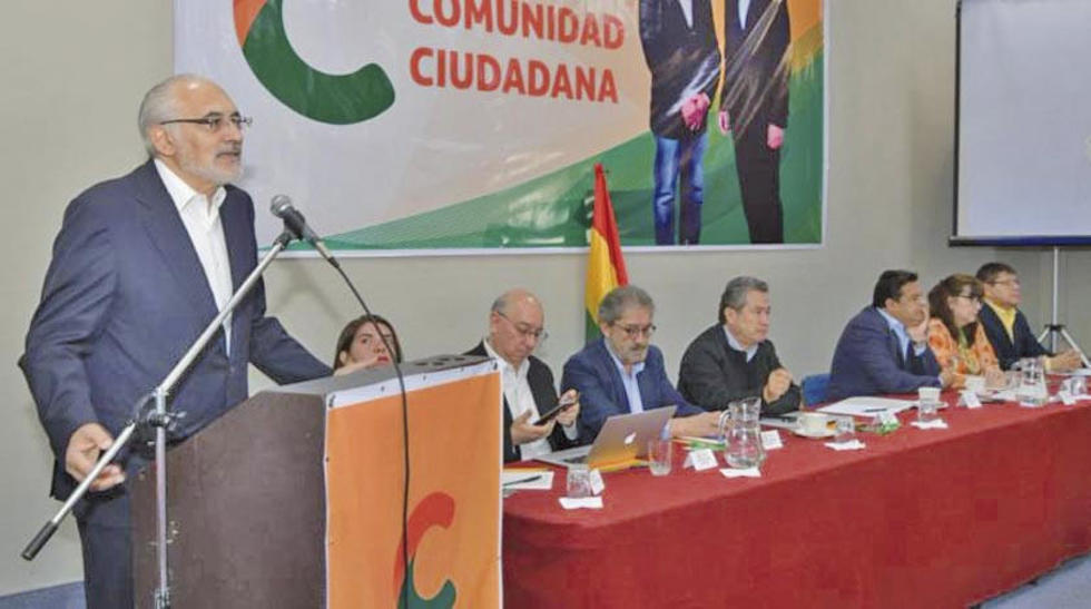Comunidad Ciudadana proyectó $us 7.5 millones para su campaña