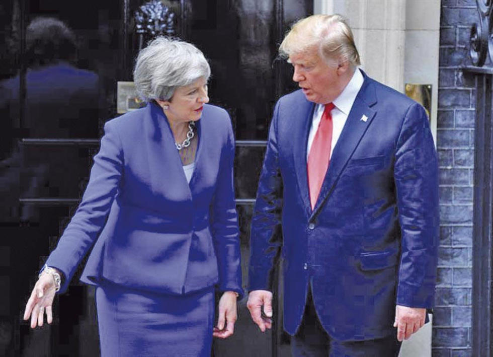 Trump y May pactan para evitar que Irán obtenga bomba nuclear