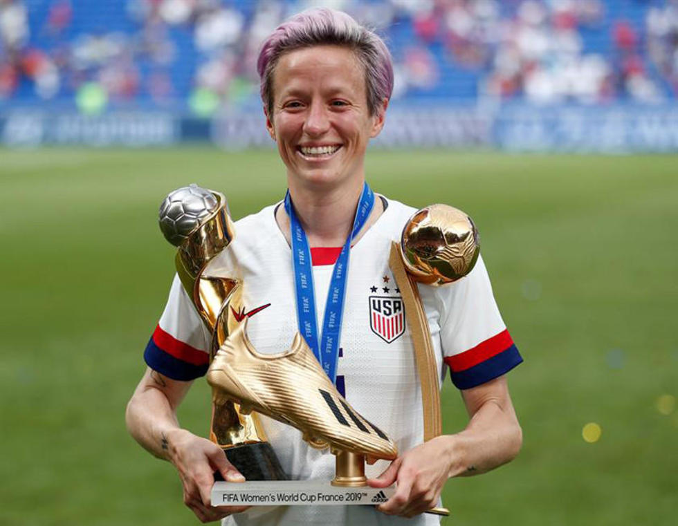 Rapinoe copa los galardones individuales