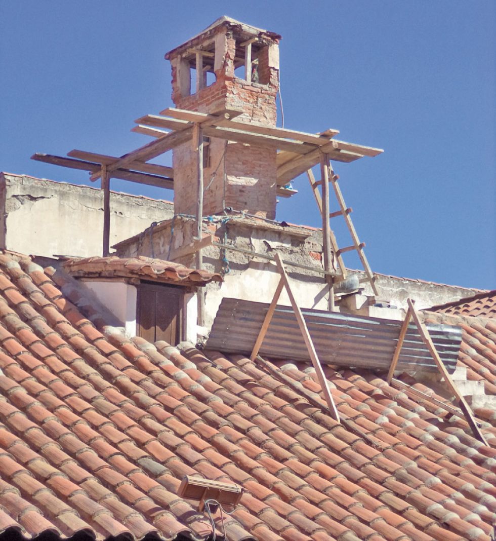 La Casa de  Moneda inicia  restauración  de chimeneas