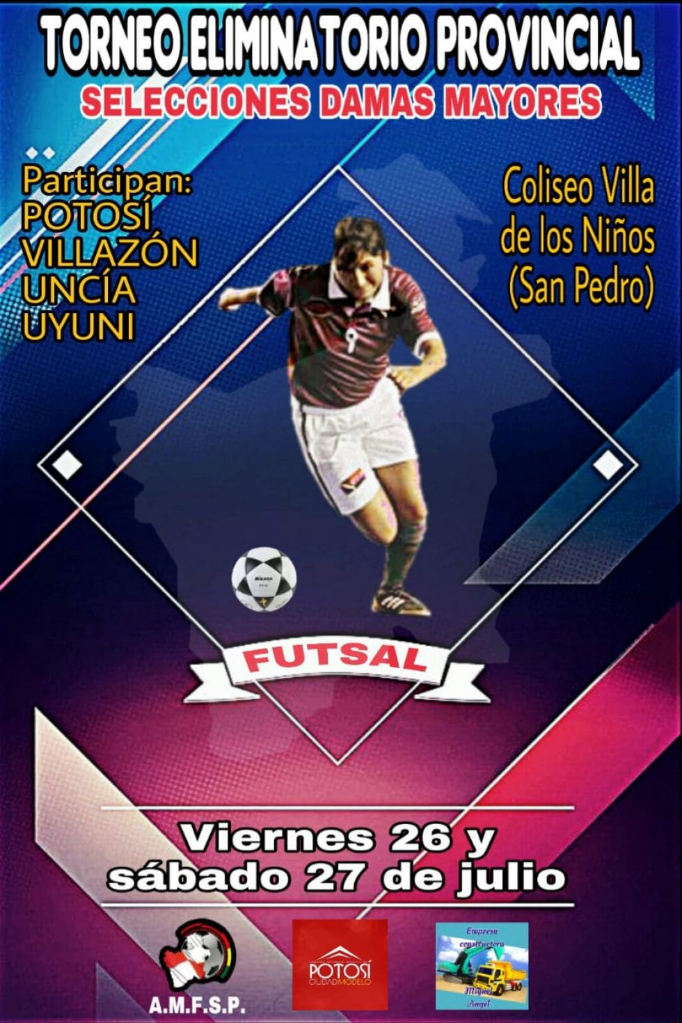 La Villa Imperial albergará el torneo provincial de futsal damas