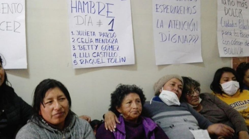 Pacientes con cáncer y sus familiares inician una huelga de hambre 