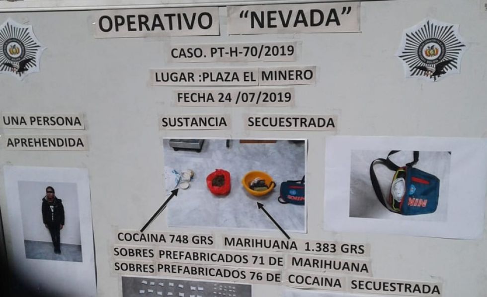 Cae un "dealer" con sobres de droga