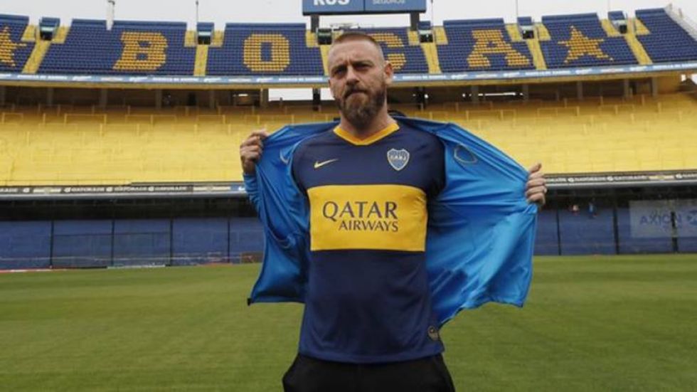 De Rossi firma contrato con Boca Juniors 