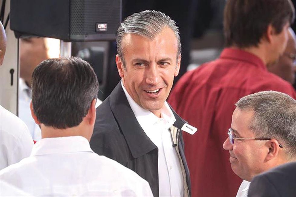 Declaran fugitivo al vicepresidente venezolano Tarek