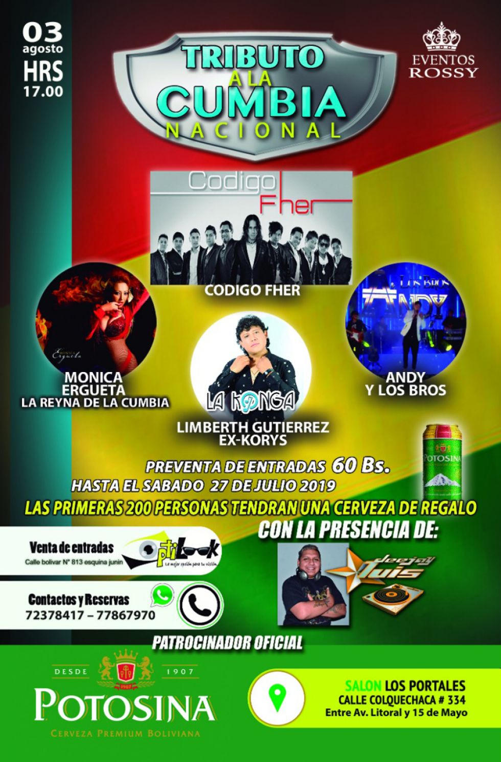 Hoy se realiza el tributo a la cumbia